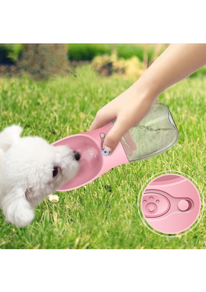 Beyaz 550ML Pet Köpek Su Şişesi Taşınabilir Tiryakisi Kedi Su Kasesi Köpekler Için Spor Seyahat Su Şişesi Suluk Köpek Aksesuarları Için (Yurt Dışından) fırsatları