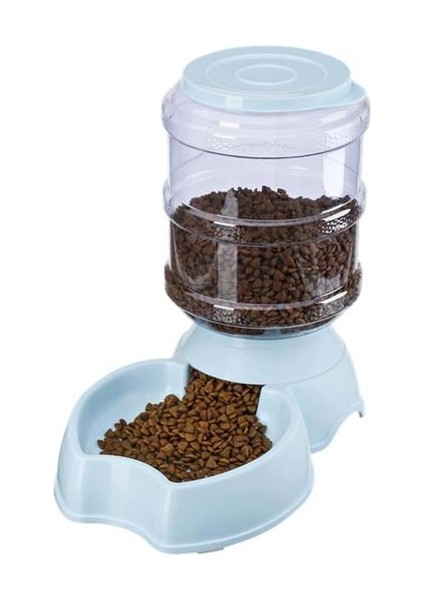 Mavi Elma Gıda 3.8l Pet Otomatik Besleyici Köpek Kedi Suluk Köpek Su Içme Kedi Besleme Büyük Kapasiteli Dağıtıcı Pet Kedi Köpek (Yurt Dışından)