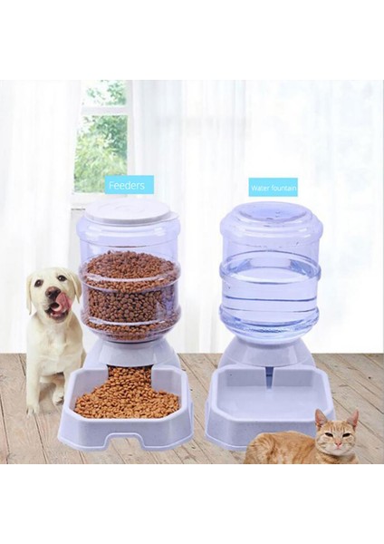 Mavi Elma Gıda 3.8l Pet Otomatik Besleyici Köpek Kedi Suluk Köpek Su Içme Kedi Besleme Büyük Kapasiteli Dağıtıcı Pet Kedi Köpek (Yurt Dışından) modelleri