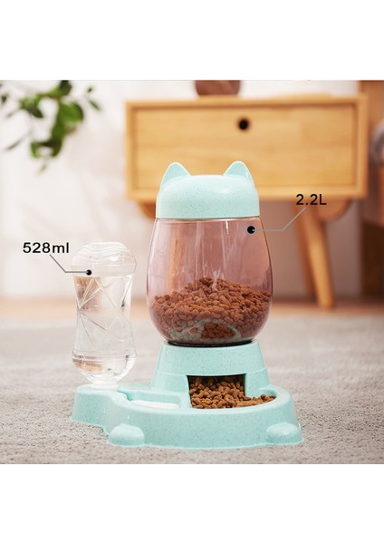 Yeşil Sıcak Satış Pet Kedi Kase Köpek Kediler Için Besleyici Kaseler Yavru Otomatik Içme Çeşmesi 1.5l Kapasiteli Köpek Besleme Suluk Ürünleri (Yurt Dışından) fiyatları