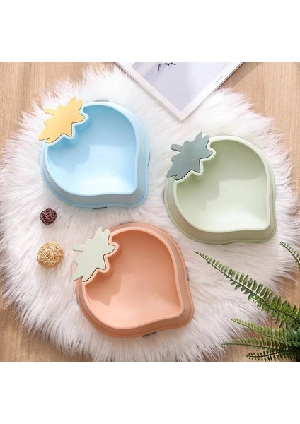 Stil 2 Şeftali Şekli Hayvan Mama Kabı Karikatür Köpek Sofra Kaymaz Evcil Hayvan Besleyici Plastik Tek Kaseler Kedi Köpek Su Maması Köpek Kase Besleme Tabağı (Yurt Dışından) fiyatları