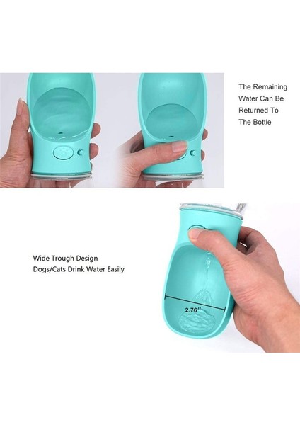 Bir 550 ml 350/550 ml Taşınabilir Pet Köpek Su Şişesi Küçük Büyük Köpekler Için Seyahat Yavru Kedi Suluk Bulldog Su Sebili Besleyici (Yurt Dışından) indirimleri