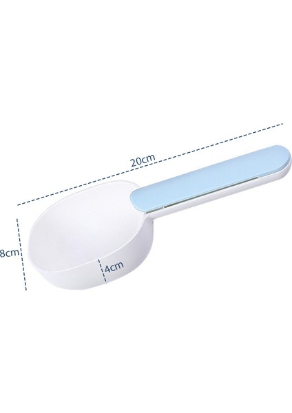 Koyu Mavi ve Pembe Çok Fonksiyonlu Taşınabilir Pet Kedi Köpek Maması Kürek Kepçe Besleme Kaşığı Sızdırmazlık Çanta Klipsi ile Pet Besleyiciler Pet Köpek Yavrusu Malzemeleri (Yurt Dışından) indirimleri