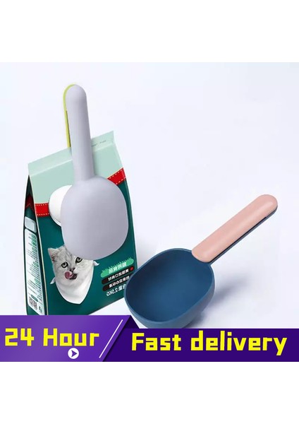 Stil 2 Pet Kedi Köpek Besleme Kepçe Köpek Maması Kürek Çok Fonksiyonlu Kaşık Sızdırmaz Çanta Klip Yaratıcı Ölçme Köpek Çanta Klipsi Fincan (Yurt Dışından) fiyatları