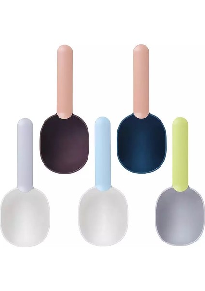 Stil 2 Pet Kedi Köpek Besleme Kepçe Köpek Maması Kürek Çok Fonksiyonlu Kaşık Sızdırmaz Çanta Klip Yaratıcı Ölçme Köpek Çanta Klipsi Fincan (Yurt Dışından) fırsatları