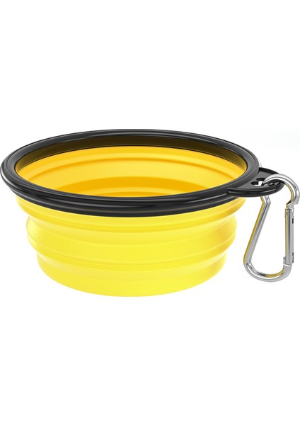 A6 1000ML (17.5X13X7CM) 350/1000ML Katlanabilir Besleyici Kaseler Köpek Yavrusu Pet Kedi Su Suluk Gıda Konteyner Silikon Yemek Tabağı Taşınabilir Seyahat (Yurt Dışından)