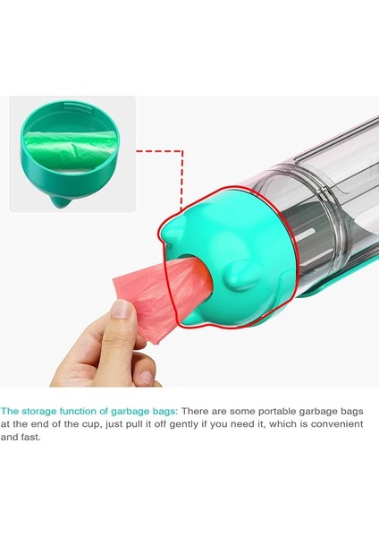 Yeşil 300 ml 3 In 1 Köpek Su Şişesi Taşınabilir Sızdırmaz Pet Su Sebili Besleme Kutusu ile Köpekler Seyahat ve Yürüyüş Için Su Kasesi 500 ml (Yurt Dışından) indirimleri