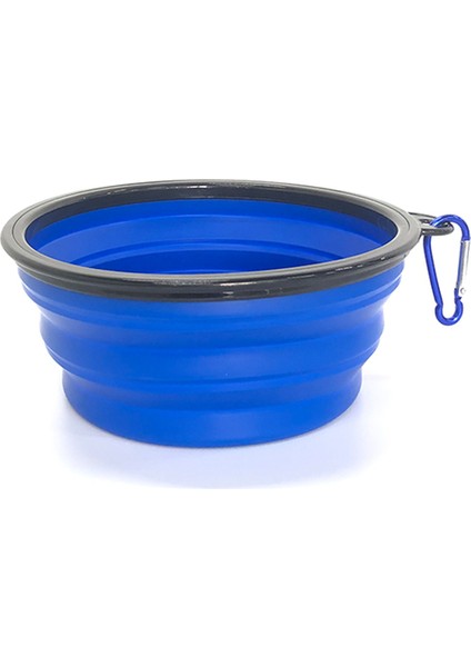 Mavi 1000 ml 350 1000 ml Büyük Katlanabilir Köpek Kase Seyahat Aksesuarları Yavru Yemek Kabı Kase Kedi Konteyner Besleyici Su Şişesi Meyve Kasesi (Yurt Dışından)