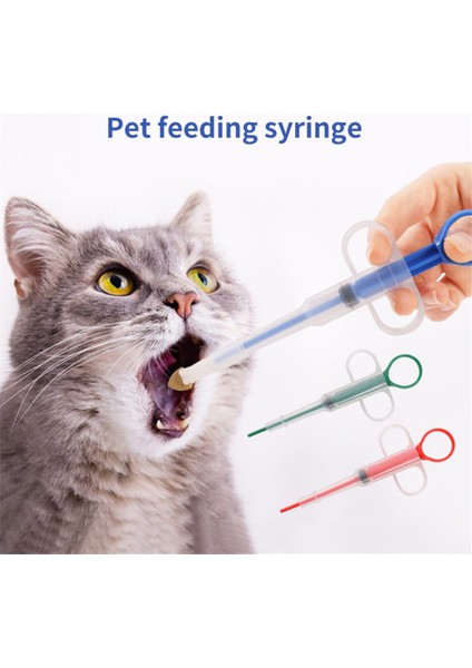 Kırmızı Pet Şırınga Tablet Hap Tabancası Piller Itme Dağıtıcı Ilaç Su Süt Şırınga Köpek Kedi Tüp Besleyici Araçları Köpek Kedi Aksesuarları (Yurt Dışından) fırsatları