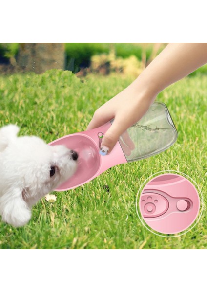Siyah Bulldog 480 ml Taşınabilir Pet Köpek Su Şişesi Seyahat Yavru Köpek Suluk Küçük Büyük Köpekler Için Açık Pet Su Sebili Besleyici (Yurt Dışından)