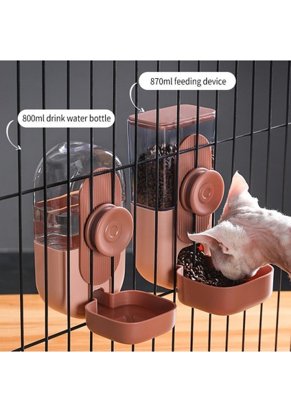 F Otomatik Pet Kaseler Kafes Asılı Su Şişesi Dağıtıcı Kase Yavru S Tavşan Köpek Besleme Ürünü Pet Besleme Desteği E3X2 (Yurt Dışından) fiyatları