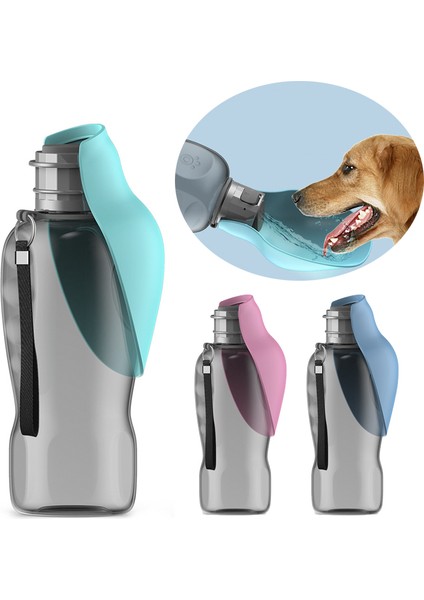 Pembe 800 ml Taşınabilir Pet Köpek Su Şişesi Yumuşak Silikon Yaprak Tasarım Seyahat Köpek Kase Yavru Kedi Içme Açık Pet Aksesuarları (Yurt Dışından) fiyatları