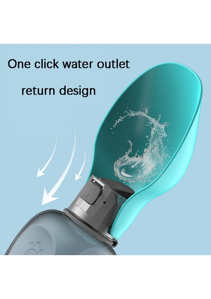 Pembe 800 ml Taşınabilir Pet Köpek Su Şişesi Yumuşak Silikon Yaprak Tasarım Seyahat Köpek Kase Yavru Kedi Içme Açık Pet Aksesuarları (Yurt Dışından) modelleri