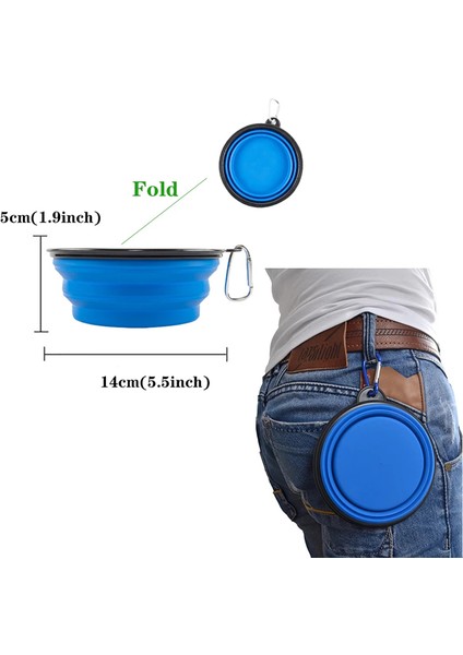 Blue1 Purple1 350 ml Katlanabilir Köpek Kasesi Çevre Dostu Silikon Kedi Köpek Maması Su Besleyici Evcil Hayvanlar Seyahat Taşınabilir Besleme Kaseleri Yavru Köpek Maması Kapları (Yurt Dışından) modelleri