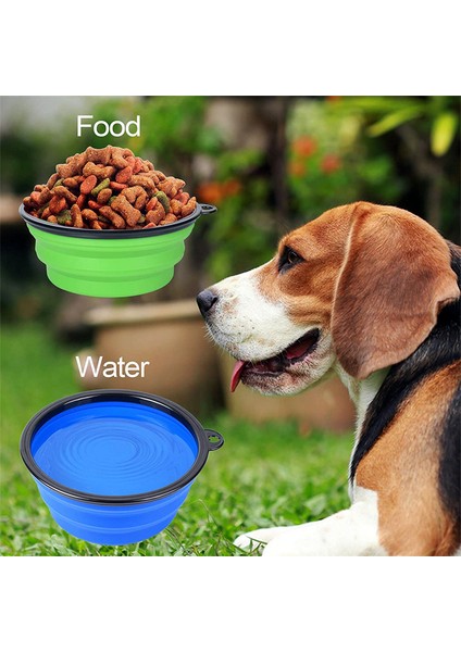 Siyah 1000 ml 350/1000 ml Büyük Katlanabilir Köpek Kedi Katlanır Silikon Kase Taşınabilir Köpek Maması Kabı Açık Besleyici Bulaşık Kase Köpek Aksesuarı (Yurt Dışından) indirimleri