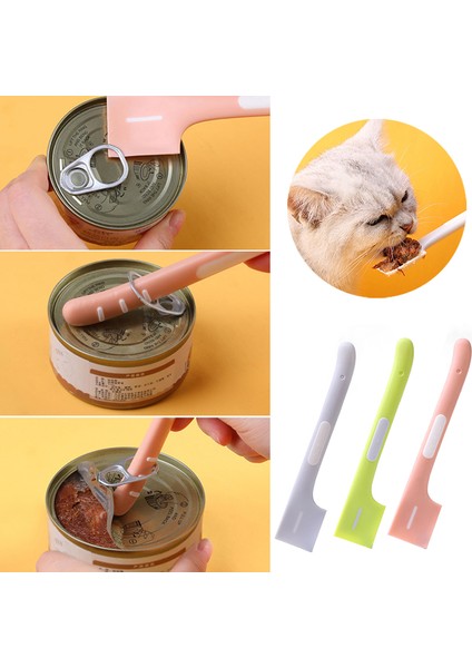 02 Taşınabilir Pet Konserve Kaşık Köpek Besleme Karıştırma Islak Kuru Kepçe Kedi Köpek Konserve Besleme Aksesuarları Besleyici Kürek Evcil Hayvanlar Sofra Kaşık (Yurt Dışından)