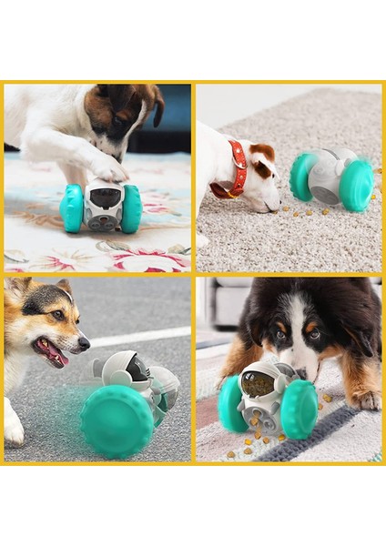 Siyah Köpek Oyuncakları Gıda Interaktif Tumbler Sızdıran Yiyen Yavaş Besleyici Tumbler Topu Denge Arabası Köpek Oyuncak Pet Kediler Eğitim Köpek Malzemeleri (Yurt Dışından)