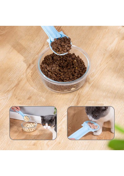Renk 5 Pet Kedi Besleme Kaşık Gıda Uzun Şerit Düğme Bastı Tasarım Taşınabilir Kedi Aperatif Sıkacağı Besleyici Çok Amaçlı Kaşık Evcil Hayvan Aksesuarları (Yurt Dışından) modelleri