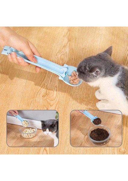 Renk 5 Pet Kedi Besleme Kaşık Gıda Uzun Şerit Düğme Bastı Tasarım Taşınabilir Kedi Aperatif Sıkacağı Besleyici Çok Amaçlı Kaşık Evcil Hayvan Aksesuarları (Yurt Dışından) indirimleri