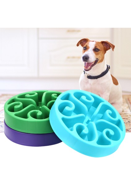 Mor Anti-Choke Kedi Köpek Sağlıklı Diyet Tabak Plaka Köpek Yavaş Yemek Darbe Köpek Yavaş Yeme Besleyici Evcil Hayvan Obeziteyi Önlemek Köpek Aksesuarları (Yurt Dışından) fiyatları