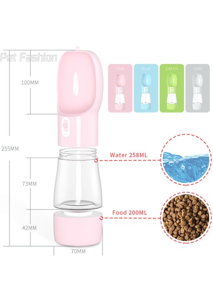 Blue1 2023 Pet Köpek Su Şişesi Besleyici Kase Taşınabilir Su Gıda Şişesi Evcil Hayvanlar Açık Seyahat Içme Köpek Kaseleri Köpekler Için Su Kasesi (Yurt Dışından) modelleri