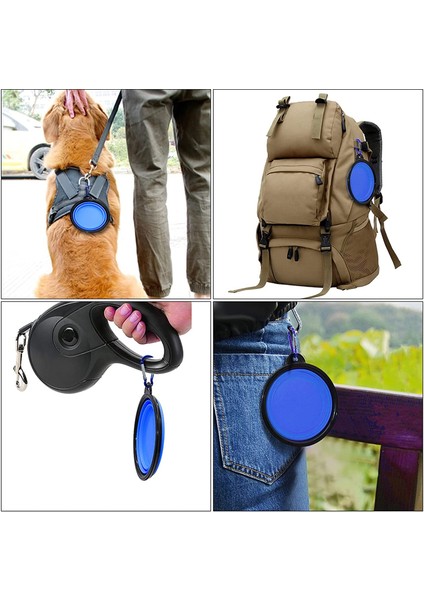 Gri 350 ml Katlanabilir Köpek Hayvan Mama Kabı Eco Firendly Silikon Kedi Köpek Maması Su Besleyici Seyahat Taşınabilir Besleme Kaseleri Köpek Köpek Maması Kabı (Yurt Dışından) modelleri