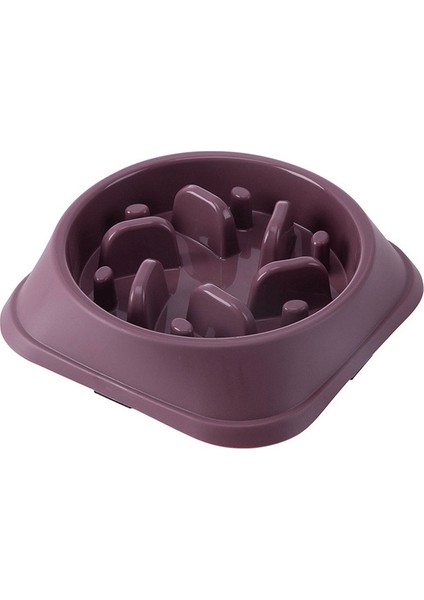 Çoklu Pet Kedi Köpek Yavaş Yemek Kasesi Yağ Yardımı Sağlıklı Yuvarlak Boğulma Önleyici Kalınlaşmış ve Kaymaz Çoklu Renk Şekilleri (Yurt Dışından)