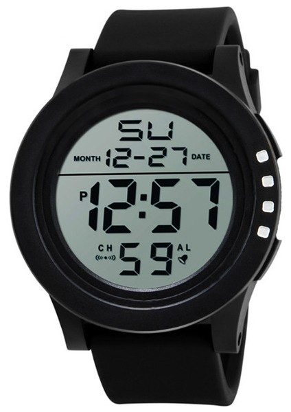 Beyaz 50 M Su Geçirmez Erkek Dijital Spor Açık Kol Saati Erkekler Için Otomatik Spor Otomatik Tarih Izle Erkek Akıllı Montre Homme (Yurt Dışından)