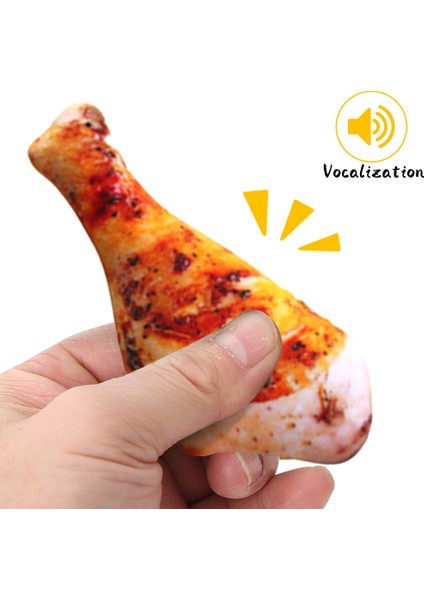 Kemikler Pet Köpek Yavrusu Peluş Gıcırtılı Dişler Çiğnemek Gıda Şekli Yumuşak Komik Oyun Ses Oyuncaklar Köpek Aksesuarları (Yurt Dışından)