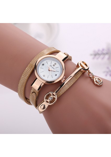 Bk Sıcak Satış Moda Kadın Bilezik Izle Quartz Saat Kol Saati Kadın Elbise Deri Rahat Bilezik Saatler Relogio Feminino (Yurt Dışından) fırsatları