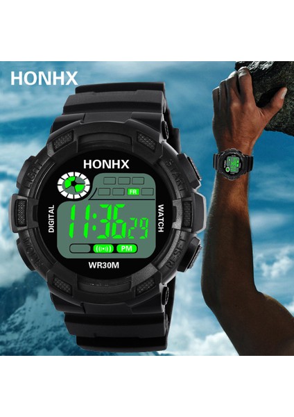 Black Life Suya Dayanıklı Erkek Kadın Dijital Spor Saatler Çok Fonksiyonlu LED Elektronik Saat Erkek Bayanlar Spor Kol Saati Reloj Saati (Yurt Dışından) fiyatları