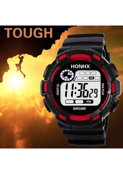 Black Life Suya Dayanıklı Erkek Kadın Dijital Spor Saatler Çok Fonksiyonlu LED Elektronik Saat Erkek Bayanlar Spor Kol Saati Reloj Saati (Yurt Dışından) fırsatları