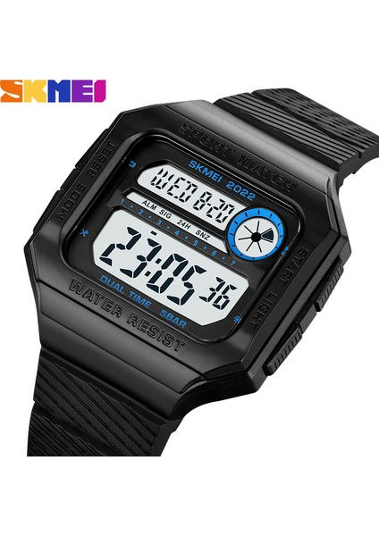 Yeşil Skmeı Üst Marka LED Dijital Spor Saatler Erkek Askeri Geri Sayım Takvimi Kol Saati 5bar Su Geçirmez Chrono Saat Montre Homme (Yurt Dışından) fiyatları