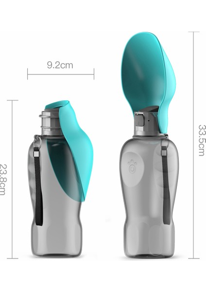 Mavi 800 ml 800 ml Taşınabilir Köpek Su Şişesi Küçük Orta Büyük Köpekler Için Açık Seyahat Suluk Yavru Kedi Besleyici Pet Labrador Aksesuarları (Yurt Dışından) fiyatları