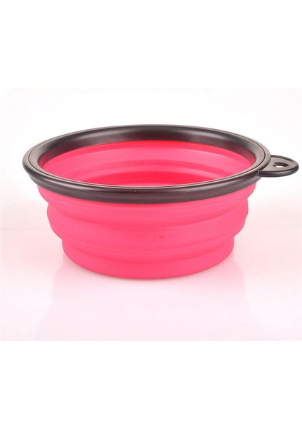 Pembe Katlanabilir Taşınabilir Köpekler Besleme Kasesi Evcil Köpekler Katlanır Su Tabak Kase Köpek Kedi Taşınabilir Besleyici Seyahat Için 1 Adet (Yurt Dışından)