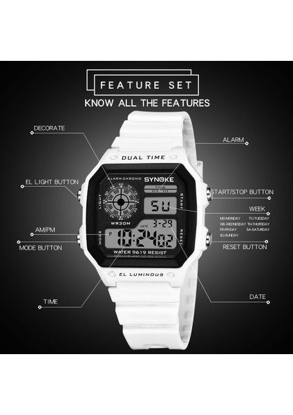 Mavi Ince Dijital Saatler Erkek 2020 Lüks Üst Marka Elektronik Kol Saati Su Geçirmez Erkek Spor Saat LED Relogio Masculino Hediye (Yurt Dışından) modelleri