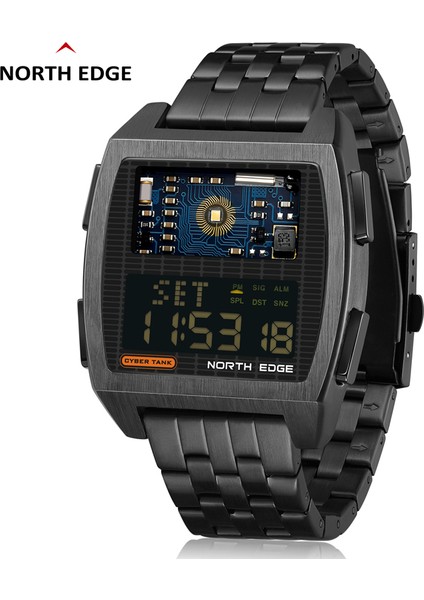 Siyah North Edge 2022 Erkek Dijital Saat Retro Endüstriyel Metal Tarzı Su Geçirmez 50 M Spor Saatler Erkekler Için Dünya Saati Reloj De Hombre (Yurt Dışından) fiyatları