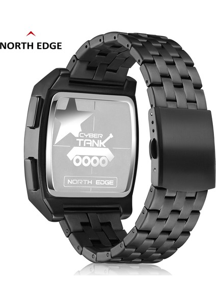 Siyah North Edge 2022 Erkek Dijital Saat Retro Endüstriyel Metal Tarzı Su Geçirmez 50 M Spor Saatler Erkekler Için Dünya Saati Reloj De Hombre (Yurt Dışından) modelleri