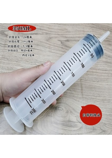 350 ml Büyük Ölçekli Şırınga Lavman Şırınga Büyük Kapasiteli Yeniden Kullanılabilir Pompa Ölçme Evcil Hayvan Hayvanları Besleme Büyük Şırınga Seringa (Yurt Dışından)