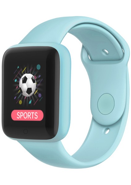 B Mavi Yenı Moda Akıllı Dijital Saat Kadın Erkek Için Çağrı Hatırlatma Uzaktan Kamera Nabız Izleme Spor Kol Saati (Yurt Dışından)