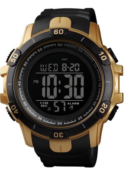 Altın Skmeı 1475 Erkekler Spor Saatler Moda Chronos Geri Sayım Erkek Su Geçirmez LED Dijital Saat Adam Askeri Saat Relogio Masculino (Yurt Dışından)