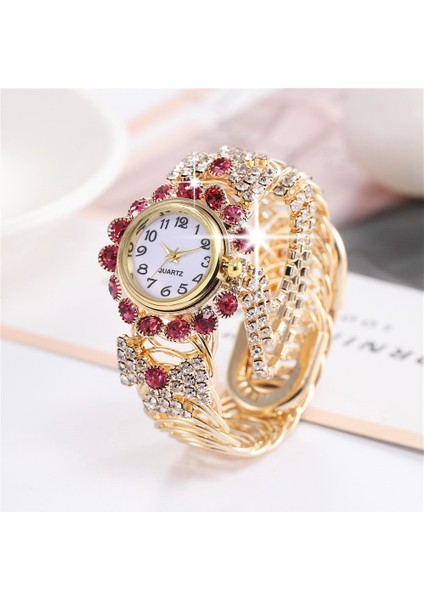 Kırmızı 2023 Üst Marka Lüks Taklidi Bilezik Izle Kadın Saatler Bayanlar Kol Saati Relogio Feminino Reloj Mujer Montre Femme Saat (Yurt Dışından) fiyatları