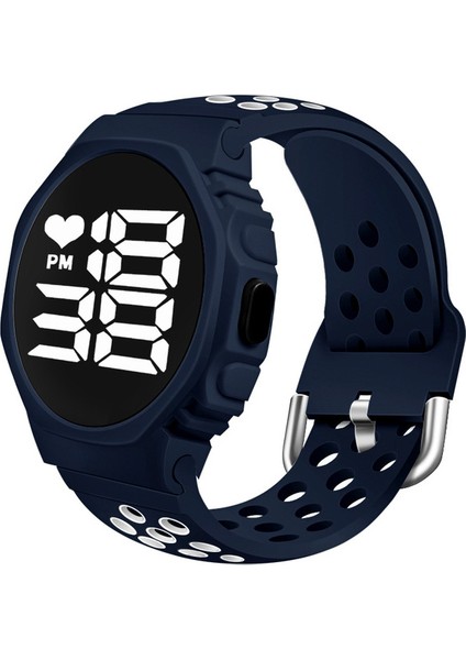 Mavi Erkekler Izle Dijital Bileklik 2022 Unisex Adam Dijital Saat Erkek Kız Spor Bilezik Su Geçirmez Izle Spor Bayanlar Kol Saati (Yurt Dışından)