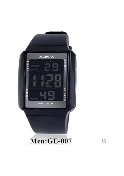 Ge 007 Sıcak!!!erkekler Spor Saatler Su Geçirmez 100 M Açık Eğlence Çok Fonksiyonlu Dijital Saat Yüzme Koşu LED Kol Saati Montre Homme (Yurt Dışından)