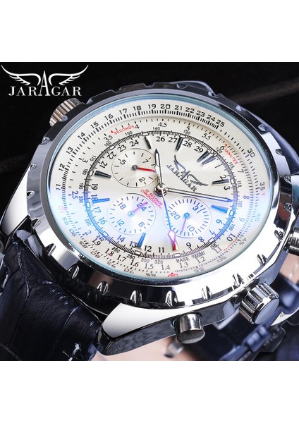 GMT1144-2SMALL Jaragar 2020 Mavi Cam Aviator Serisi Askeri Gerçek Erkek Spor Otomatik Kol Saati Üst Marka Lüks Mekanik Erkek Saat Saat (Yurt Dışından) fiyatları