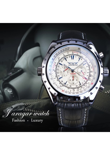 GMT1144-2SMALL Jaragar 2020 Mavi Cam Aviator Serisi Askeri Gerçek Erkek Spor Otomatik Kol Saati Üst Marka Lüks Mekanik Erkek Saat Saat (Yurt Dışından) modelleri