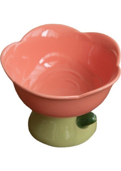 Stil 1 Seramik Kedi Kase Çiçek Şekli Köpek Yavrusu Besleyici Besleme ve Yemek Yemi Su Kediler Için Yükseltilmiş Çanak Evcil Hayvan Malzemeleri (Yurt Dışından) fırsatları