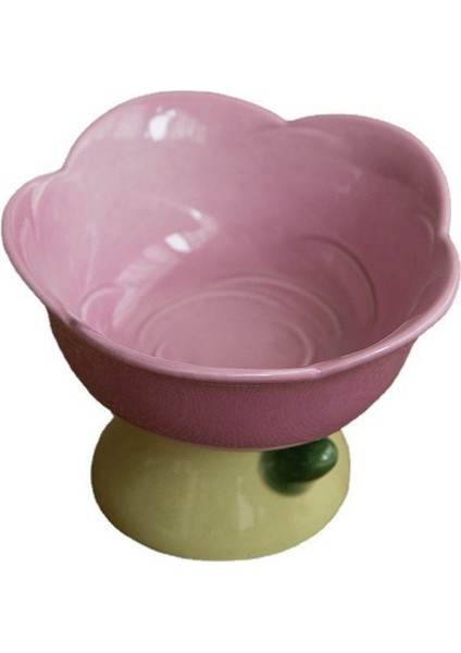 Stil 1 Seramik Kedi Kase Çiçek Şekli Köpek Yavrusu Besleyici Besleme ve Yemek Yemi Su Kediler Için Yükseltilmiş Çanak Evcil Hayvan Malzemeleri (Yurt Dışından) indirimleri