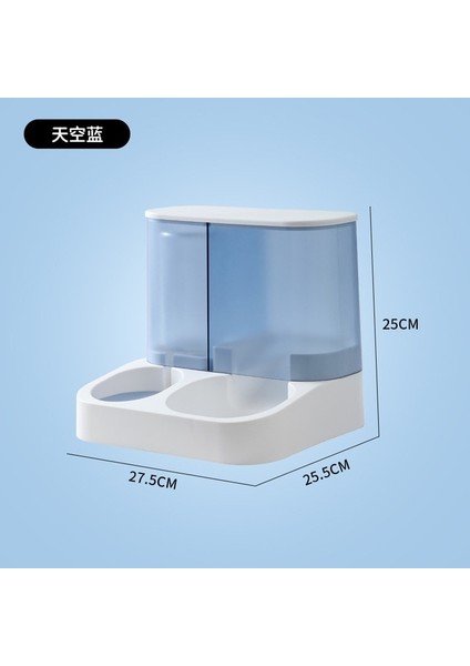 Mavi Pet Kedi Otomatikleştirme Pet Köpek Konteyner Pet Malzemeleri Içme Suyu Besleyici 3.8l Ayrılabilir Kase Su Sebili Gıda Besleme (Yurt Dışından)