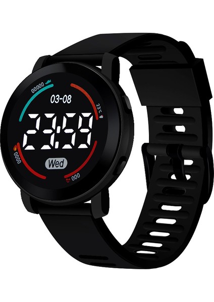 Erkekler Kadınlar Için Gri Dijital Saat LED Saatler Elektronik Saat Erkekler Dijital Kol Saatleri Takvim Bayanlar Spor Woch ile Su Geçirmez (Yurt Dışından)